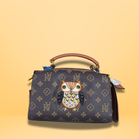 Owl bling handbag